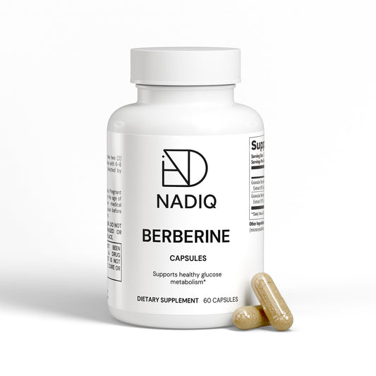 NADIQ, Berberin – Pflanzliche Unterstützung für Stoffwechsel & Balance (60 vegane Kapseln)