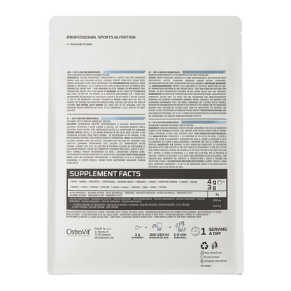 Kreatin-Monohydrat 300 g natürlich - OstroVit