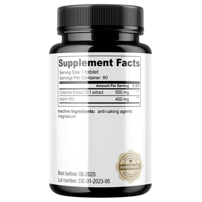HDS Pharman, Cistanche Tubulosa + Arginin – Vegane Tabletten